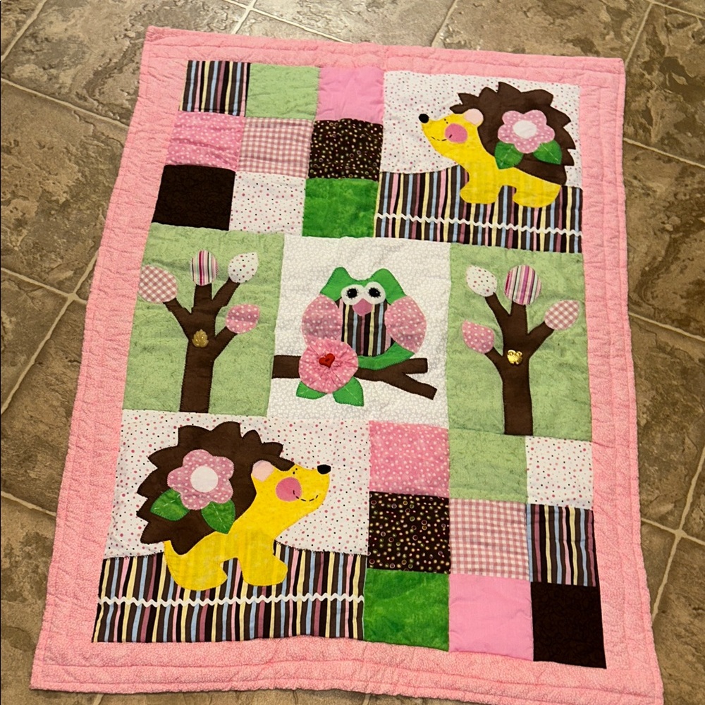 Colorful Patchwork Kids Quilt